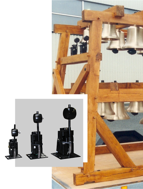 Electromagnetic hammers for carillons