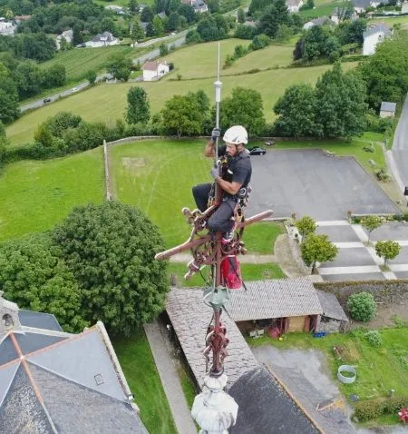 Surge arrester and lightning rod